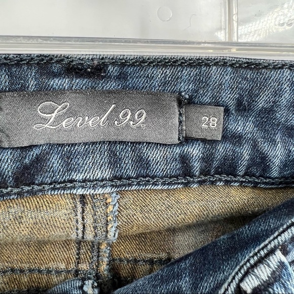 Level 99 Liza skinny blue jeans pants trousers size 28 - Picture 10 of 14